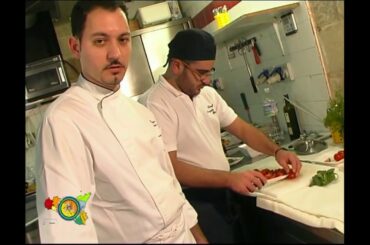 bucatini alla norma  course in Italian cuisine.