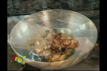 maiale  con funghi e finocchietti course in Italian cuisine.