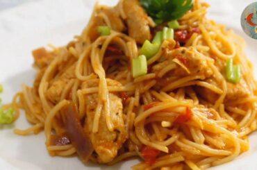 Italian chicken Spaghetti/ Authentic Italian chicken Spaghetti/chicken pasta recipe