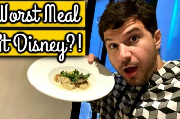 WORST Dinner on PROPERTY?! Topolino's Terrace - Disney's Riviera Resort