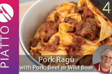 Wild Boar Ragu with Pappardelle  | Wild Boar Cooking Recipes