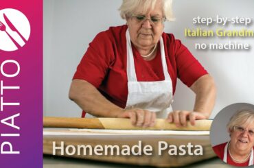 How to Make Homemade Pasta Without Machine | Italian Grandma Cooking
