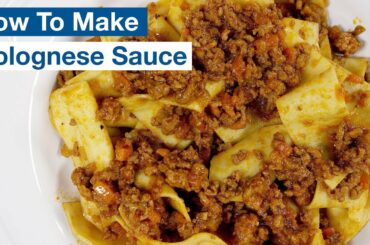 🔵 Make Classic Traditional Ragu Bolognese Sauce Recipe