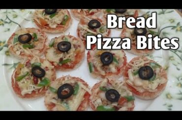 Kids Favourite Bread Pizza Bites - Quick Recipe - Pizza Bites Recipe - Cooking With Samra