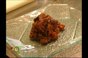 caponata siciliana course in Italian cuisine.