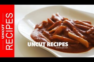 Pasta with Red Bean Puree Recipe || Uncut Recipes