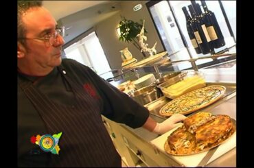 torta salata con alici e zucchine course in Italian cuisine.