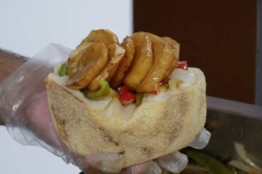 INSANE Italian Hot Dog at Jimmy Buff!