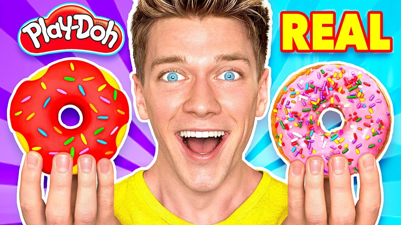 Making Food out of Play-Doh! Learn How To Make Diy Edible Candy vs Real Squishy Food Challenge Making Food out of Play-Doh! Learn How To Make Diy Edible Candy vs Real Squishy Food Challenge