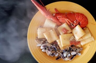 Quick and easy lobster sauce recipe with Pasta