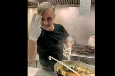 Chef Salvatore live from his restaurant in Milan