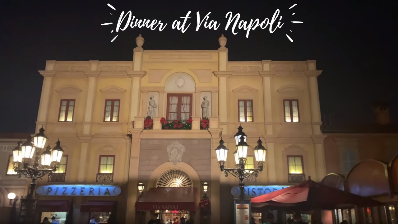 Via Napoli Ristorante – The Dinner Experience & Review at Walt Disney World's EPCOT Italy Pavilion! Via Napoli Ristorante - The Dinner Experience & Review at Walt Disney World's EPCOT Italy Pavilion!