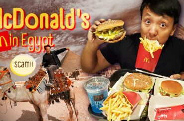 Egyptian McDonald's & SCAMMED BAD at The Pyramids in Cairo Egypt