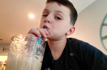 Trying Italian soda