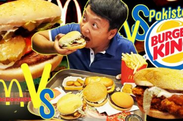 McDonald's VS. Burger King FAST FOOD in Pakistan & ANCIENT Himalayan Salt Mine! (PINK SALT)