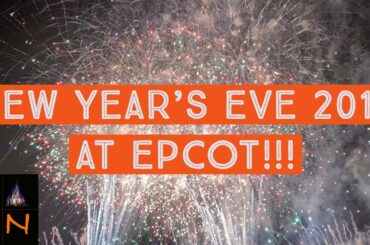 Celebrating New Year's Eve 2019 at EPCOT!!!
