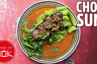 Delicious Choy Sum With Braised Mushrooms | Wok Wednesdays