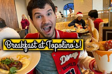 AMAZING Costumes! Topolino's Terrace Character Breakfast at Disney's Riviera Resort!