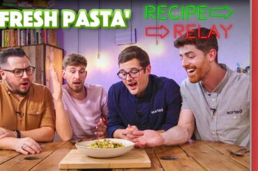 FRESH PASTA Recipe Relay Challenge | Pass It On S2 E3