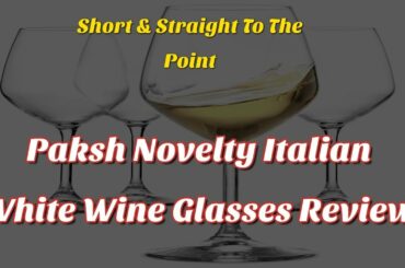 Paksh Novelty Italian White Wine Glasses - 15 Ounce - Lead Free Review