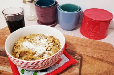 Lentil Soup with Bacon & Pasta