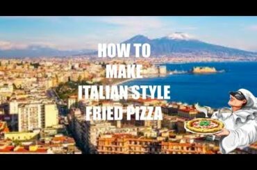 How to make Italian Fried Pizza | Cook with me | Italian cuisine