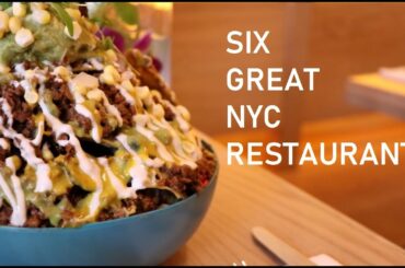Six of the Best New York City Restaurants