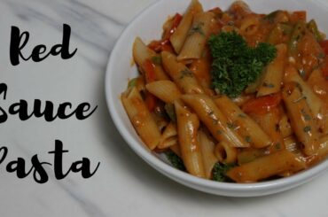 RED SAUCE PASTA RECIPE IN TAMIL | VEG CREAMY PASTA RECIPE | NALLA SUVAI