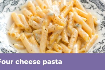 FOUR CHEESE PASTA - Original Italian recipe