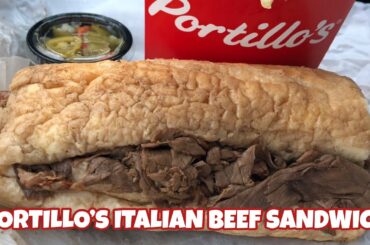 Portillo’s Italian Beef Sandwich Food Review