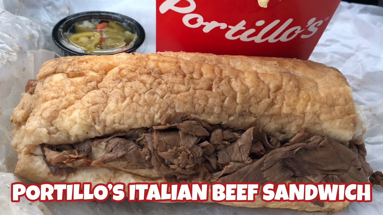 Portillo’s Italian Beef Sandwich Food Review Portillo’s Italian Beef Sandwich Food Review