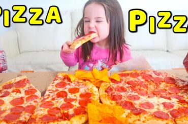 PIZZA PIZZA MUKBANG EATING SHOW