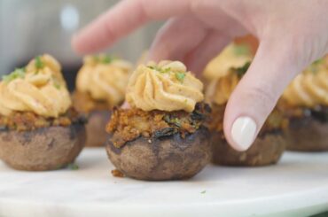 Tuscan Stuffed Mushrooms Recipe - Savory Starters