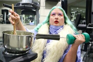 How to make risotto in a public gym