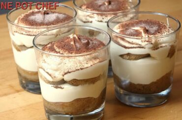 Easy Tiramisu Cups | One Pot Chef