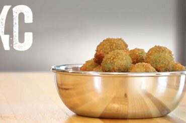 Fried Olives Stuffed with Gorgonzola Cheese - Recipe and How To