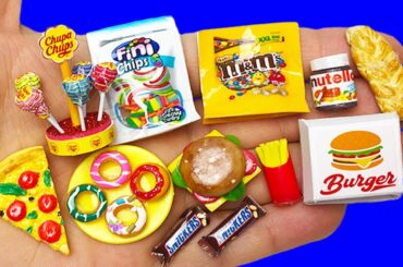 25 DIY BARBIE MINIATURE FOOD HACKS AND CRAFTS !!!