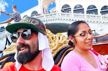 Americans go to Venice Italy for the first time