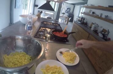 Tuscany lunch cooking