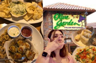 Olive Garden Italian Restaurant Mukbang | Soo Good.