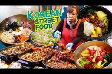 ORIGINAL Bibimbap & KOREAN STREET FOOD Night Market in Jeonju South Korea