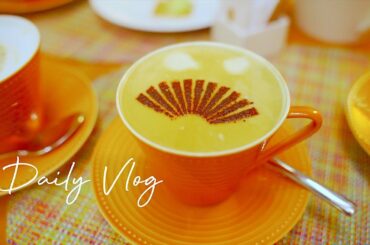 Vlog日常/Mandarin Oriental ディナービュッフェ/St.Regisアフタヌーンティー/二人暮らし