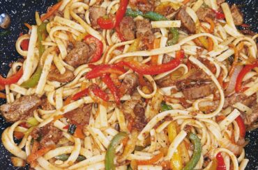 How To Cook Beef Spaghetti: Beef Chow Mein In urdu & Hindi:Quick Recipes With Mahwish