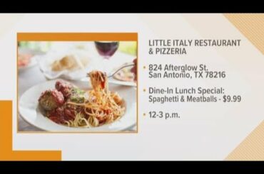 Little Italy Restaurant and Pizzeria celebrates National Spaghetti Day