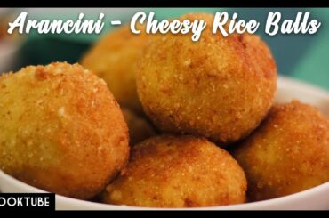 Arancini – Cheesy Rice Balls | Leftover Rice & Cheese Balls Recipe | Italian Food