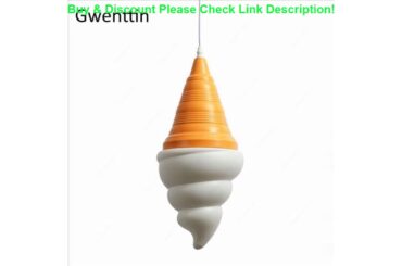 Review Creative Pendant Light Ice Cream Hanging Lamp for Dining Room Bar Coffee Decor Modern Led Li
