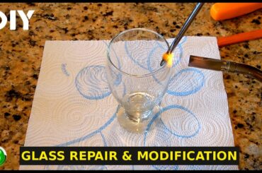 How To Modify Glassware or Repair Rim Chips