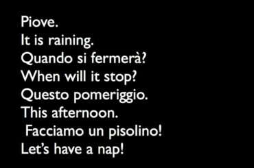 Learn Italian Conversation scenes dialogues polite manners people friends