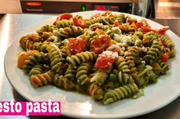 Italian Pesto Pasta Recipe Restaurant & Hotel Style | Fresh Basil Pesto Pasta | HOW TO MAKE PASTA
