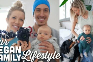 Our Vegan Family Lifestyle: On-The-Go, On The News, & Baby's Baptism!